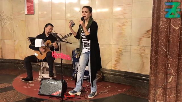 IOWA - Улыбайся (cover by Дуэт Июль) | Звуки Улиц #4 | KMarin.ru | #музыкавметро