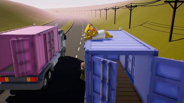 ОПАСНАЯ БАБКА НАВАЛЯЛА ВРЕДНОМУ ВНУКУ! - GANG BEASTS смотреть онлайн