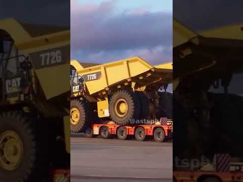 Перевозка самосвала CAT 772G с командой АСТ Плюс!