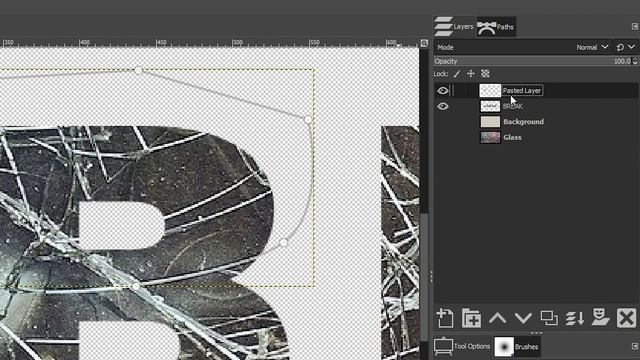 GIMP Text Effects Tutorial {Broken Glass} смотреть онлайн