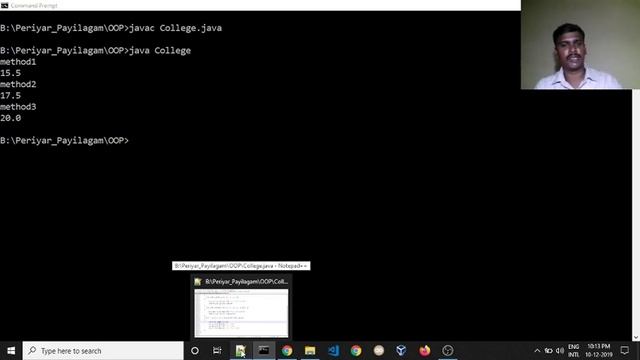 ☕Complete Java Tutorials | ?Polymorphism Overriding  | ? Java Course for beginners | ? Java In Tami