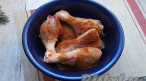 Куриные голени с картошкой в рукаве в духовке