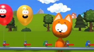 Learn Colors with Balloons Game - Kote Kitty Meow Meow Games for Kids