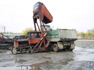 DT-75 loader /// Дт-75 погрузчик