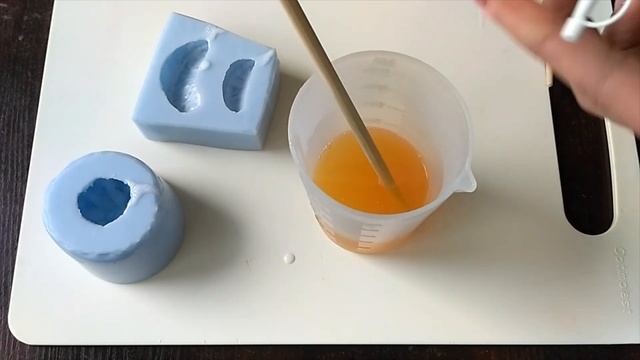 Мыло МАНДАРИНКА. Новогоднее мыло - мандарин очищенный. Мастер-класс. Мыловарение. смотреть онлайн