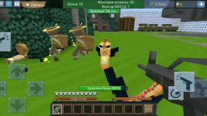 ДОШЕЛ ДО 75 ВОЛНЫ!  БЛОКМЭН ГО АТАКА ПРИШЕЛЬЦЕВ BLOCKMAN ALIENS ATTACK