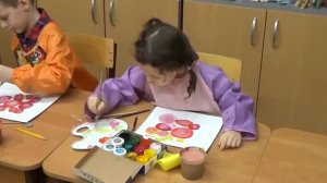 Открытое занятие «Изобразительное искусство» в частном детском саду «ЛАД» (подготовительная группа)