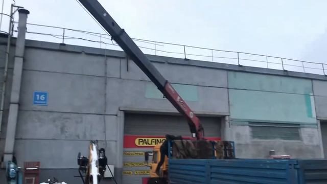 Диагностика стрелы манипулятора UNIC URV550