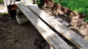 Реставрация садовой скамьи