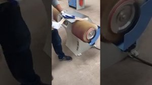 Станок шлифовальный с 2-мя лепестково-щёточными барабанами DTW 60A
