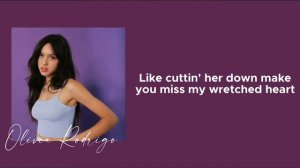 Olivia Rodrigo - Happier Lyrics