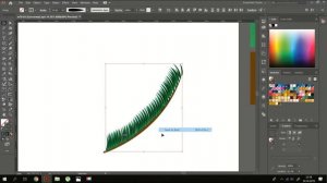 How to design pine tree leaf vector in Adobe llustrator?