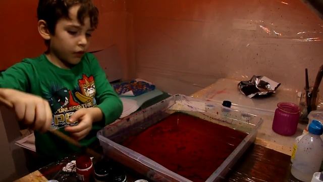 Рисование на воде эбру смотреть онлайн