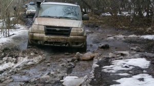 Дорога на тахтар, лужа