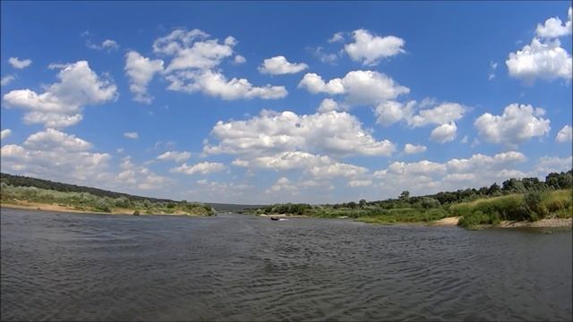Семейный отдых с детьми | Один день на реке Оке | Рыбачим, катаемся на лодке, наслаждаемся природой смотреть онлайн
