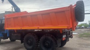 УРАЛ 55571 самосвал 3 х сторонней разгрузки с КМУ