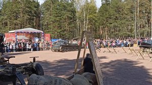9мая 2024года, парк Сосновка в СПБ. Реконструкция битвы за Ленинград