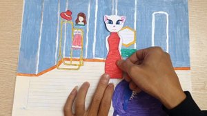 DIY My Talking Angela 2 Real lIfe | Drawing Angela Outfits On Paper