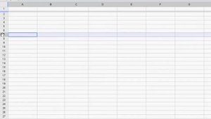 Перемещение и изменения размеров в таблице Google Docs (32/56)