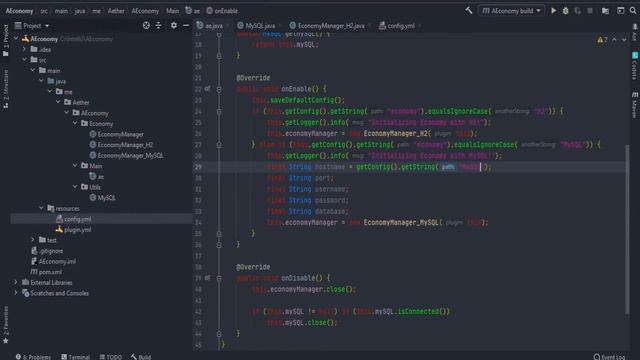 [SpeedCode] Minecraft Plugin programmieren #10 - EconomySystem mit H2 und MySQL