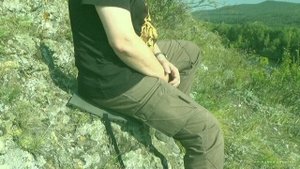 Туристическая сидушка (пятиточечник), сделать своими руками, лайфхак.