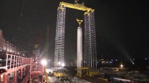 Монтаж 4 реакторов гидрокрекинга на Ачинском НПЗ