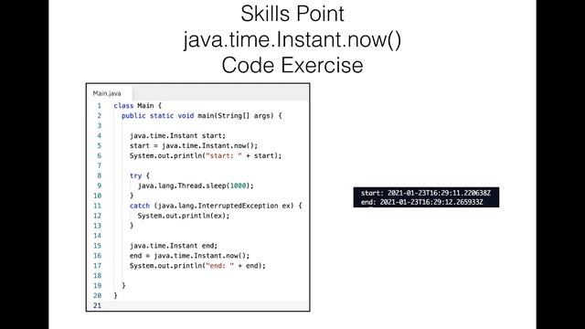 Data Structures Using Java: Data Types: java.time.Instant