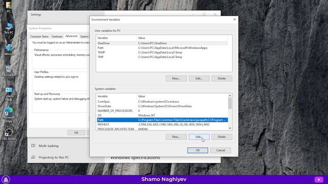 JDK 17 Yükləmək və Windows'a Tanıtmaq (JAVA - 1) смотреть онлайн