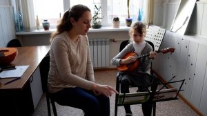 отрывок открытого урока Додоновой И. В., домра