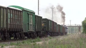 Отправление грузового поезда со станции Балаково на Сенную