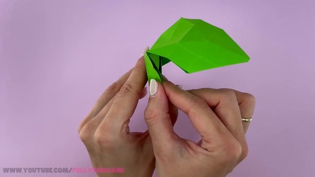 How To Make Origami FINGER TRAP [origami Crocodile]