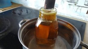 Пропитка рукояти ножа маслом+воск пчелиный