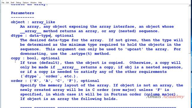 Numpy Array Function | Creating NumPy Arrays | Python Tutorials