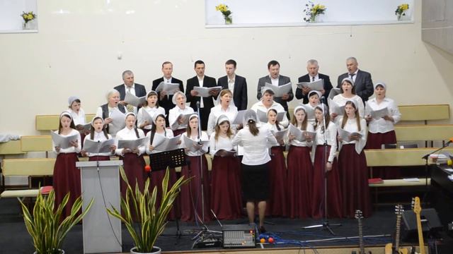 Хор (ц. Благая Весть)"Слав Його". Пасха 16.04.2017. Мариуполь смотреть онлайн