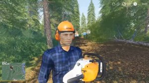 НАПИЛИЛИ С ПЕТРОВИЧЕМ ДРОВ ДЛЯ БАБУШКИ! Farming Simulator 19