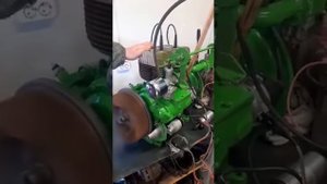 Двигатель УД-2. Испытание стартера.