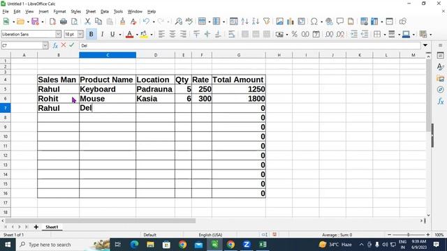 About Sheet Menu and Data Menu in Libre Office | GIT Education смотреть онлайн