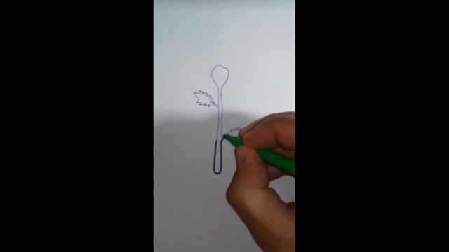 Загадочная роза, чем ни рисунок, просто рисуем. смотреть онлайн