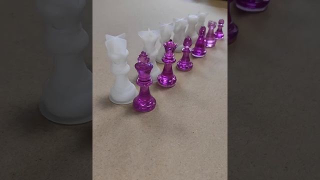 Epoxy Resin Art Chess Creaction | Unique Chess смотреть онлайн