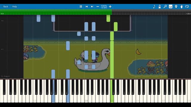 Acid Tunnel of Love - Deltarune Chapter 2 (Synthesia Piano Tutorial) смотреть онлайн
