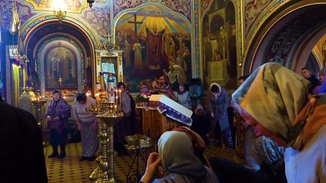 "Вынос Креста на всеобщем бдении" Ильинский храм Серпухов смотреть онлайн
