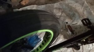 Электрофэтбайк 2000 ватт подготовил к лету! полностью замена покрышек.