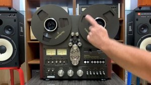 Магнитофон TECHNICS RS-1700 демонстрация работы