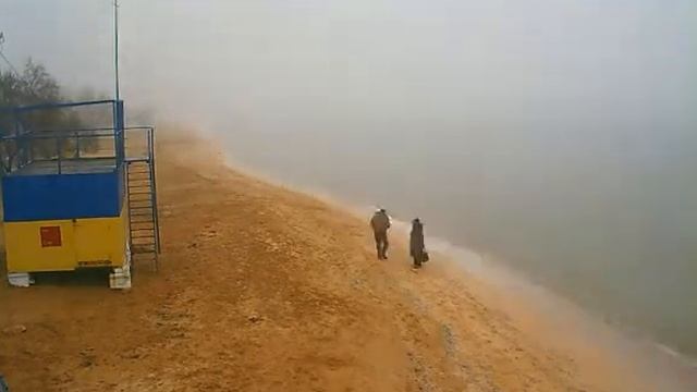 Пляж в Щёлкино, 28.01.2013 - time-lapse с камеры 1 смотреть онлайн