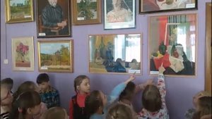 Экскурсия дошкольников в ДК "Вертикаль", знакомство с профессией ХУДОЖНИК.