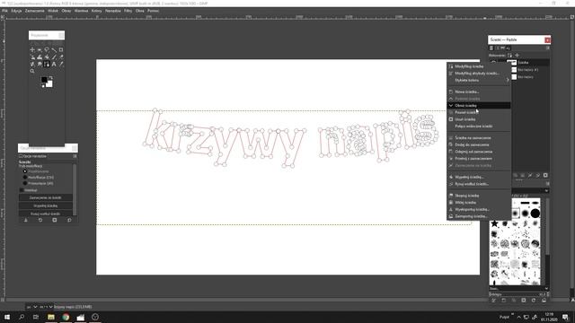 JAK ZROBIĆ ZAKRZYWIONY NAPIS?-GIMP [PORADNIK] смотреть онлайн
