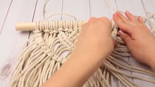 МАКРАМЕ ПАННО своими руками!_[360p] смотреть онлайн