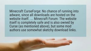 Is Minecraft Curseforge safe?