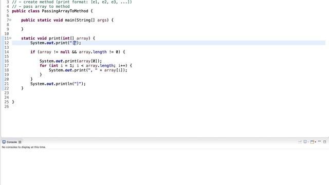 Java Tutorial: Passing an Array to a Method смотреть онлайн