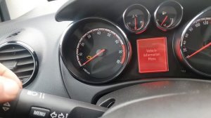 How to reset service light on a Opel Meriva